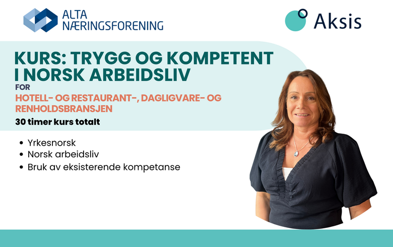 Kompetansepakke for arbeidsinnvandrere og flyktninger i Alta 